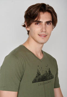 Dirty Olive: Lässiges T-Shirt aus Bio-Baumwolle für Herren [6992]