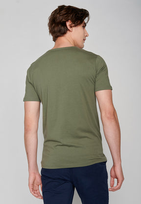 Dirty Olive: Lässiges T-Shirt aus Bio-Baumwolle für Herren [6994]