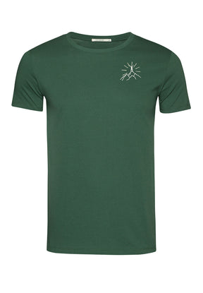 Bottle Green: Sportliches T-Shirt aus Bio-Baumwolle für Herren [7005]