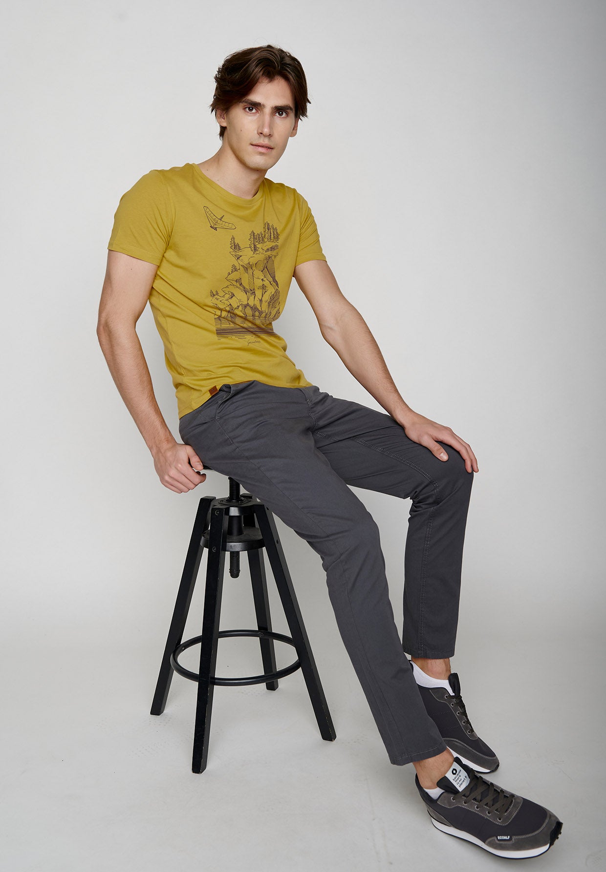 Yellow Cab: Sportliches T-Shirt aus Bio-Baumwolle für Herren [7076]