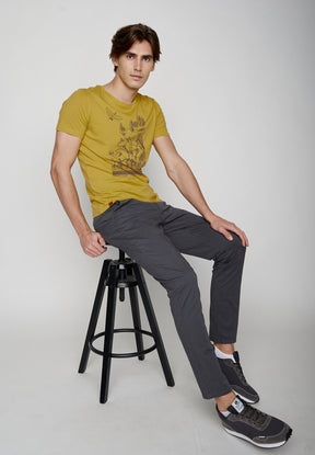 Yellow Cab: Sportliches T-Shirt aus Bio-Baumwolle für Herren [7076]