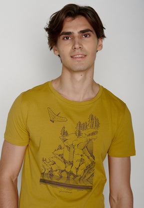 Yellow Cab: Sportliches T-Shirt aus Bio-Baumwolle für Herren [7078]