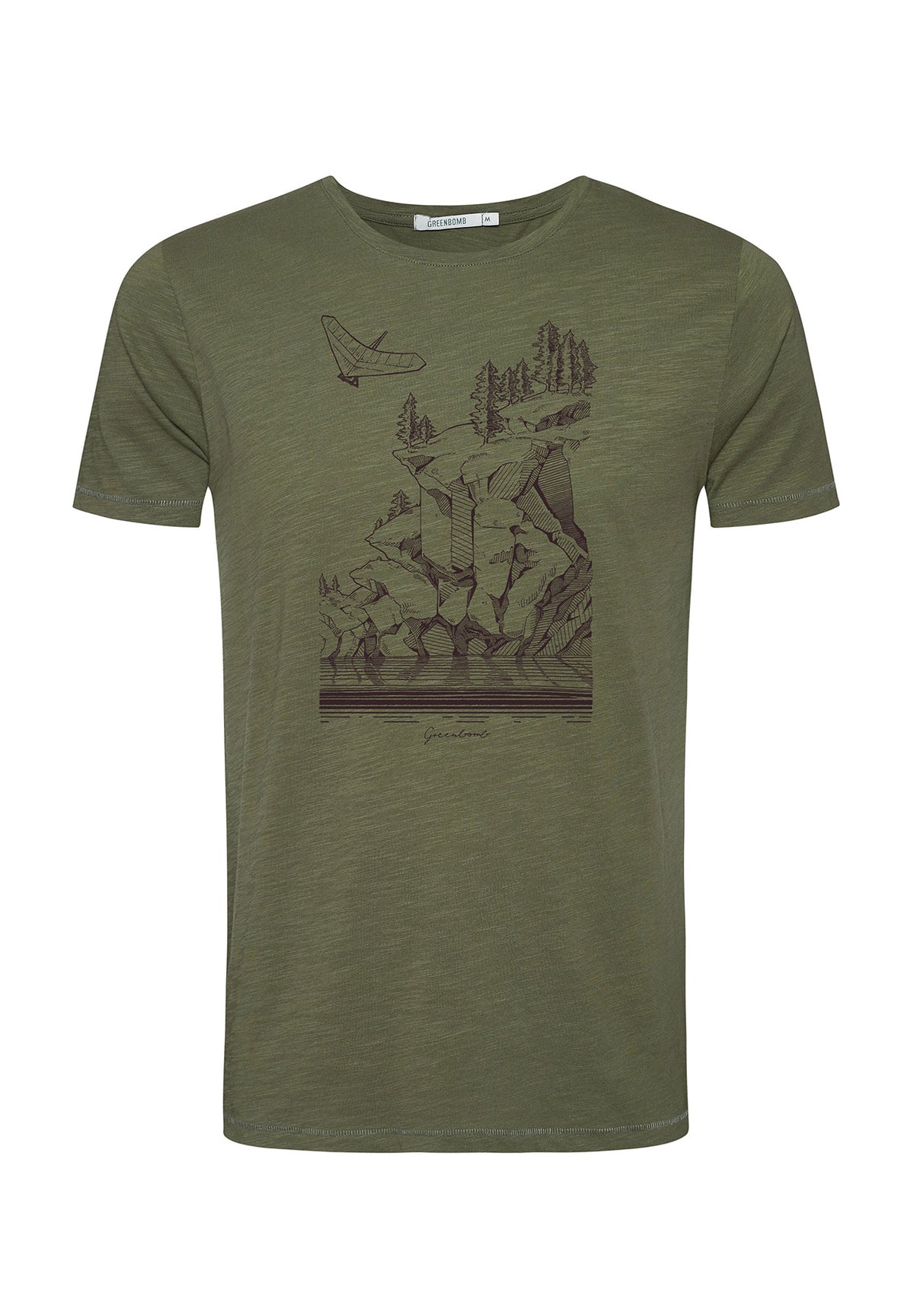 Dirty Olive: Sportliches T-Shirt aus Bio-Baumwolle für Herren [7081]