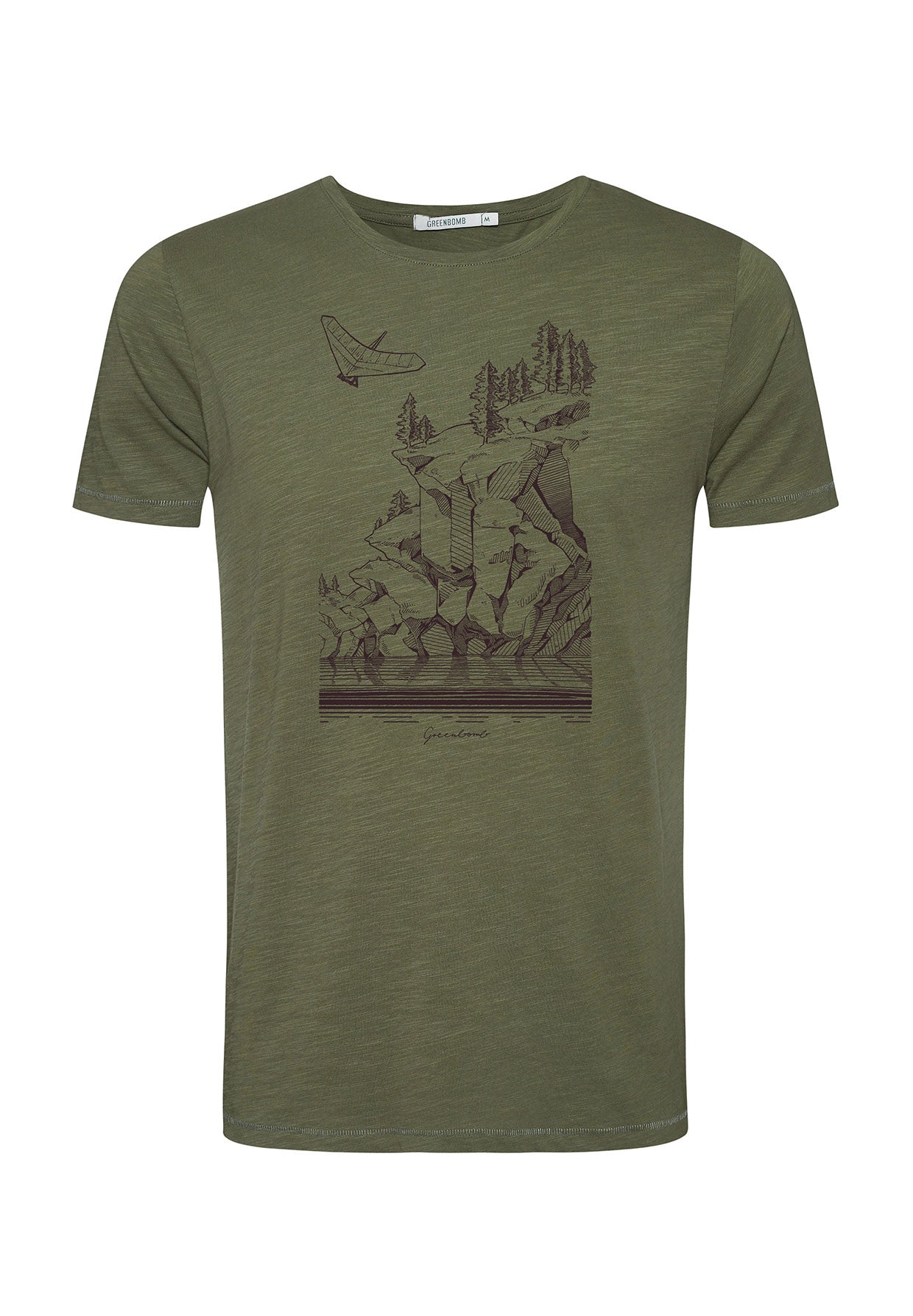 Dirty Olive: Sportliches T-Shirt aus Bio-Baumwolle für Herren [7081]