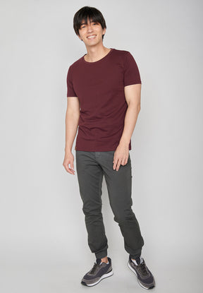 Velvet Rain: Sportliches T-Shirt aus Bio-Baumwolle für Herren [7114]