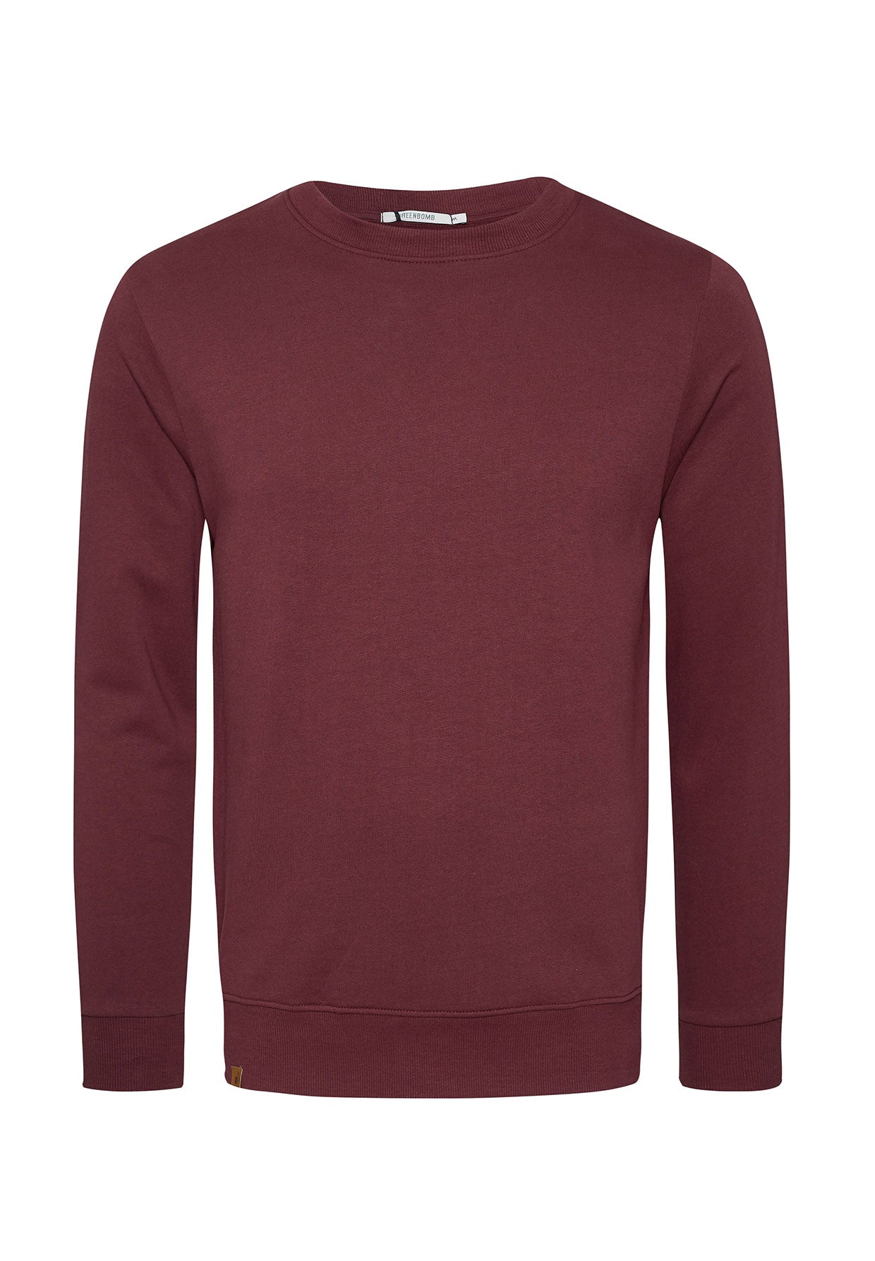 Rot:  Gemütliches Sweatshirt aus Bio-Baumwolle für Herren [7142]