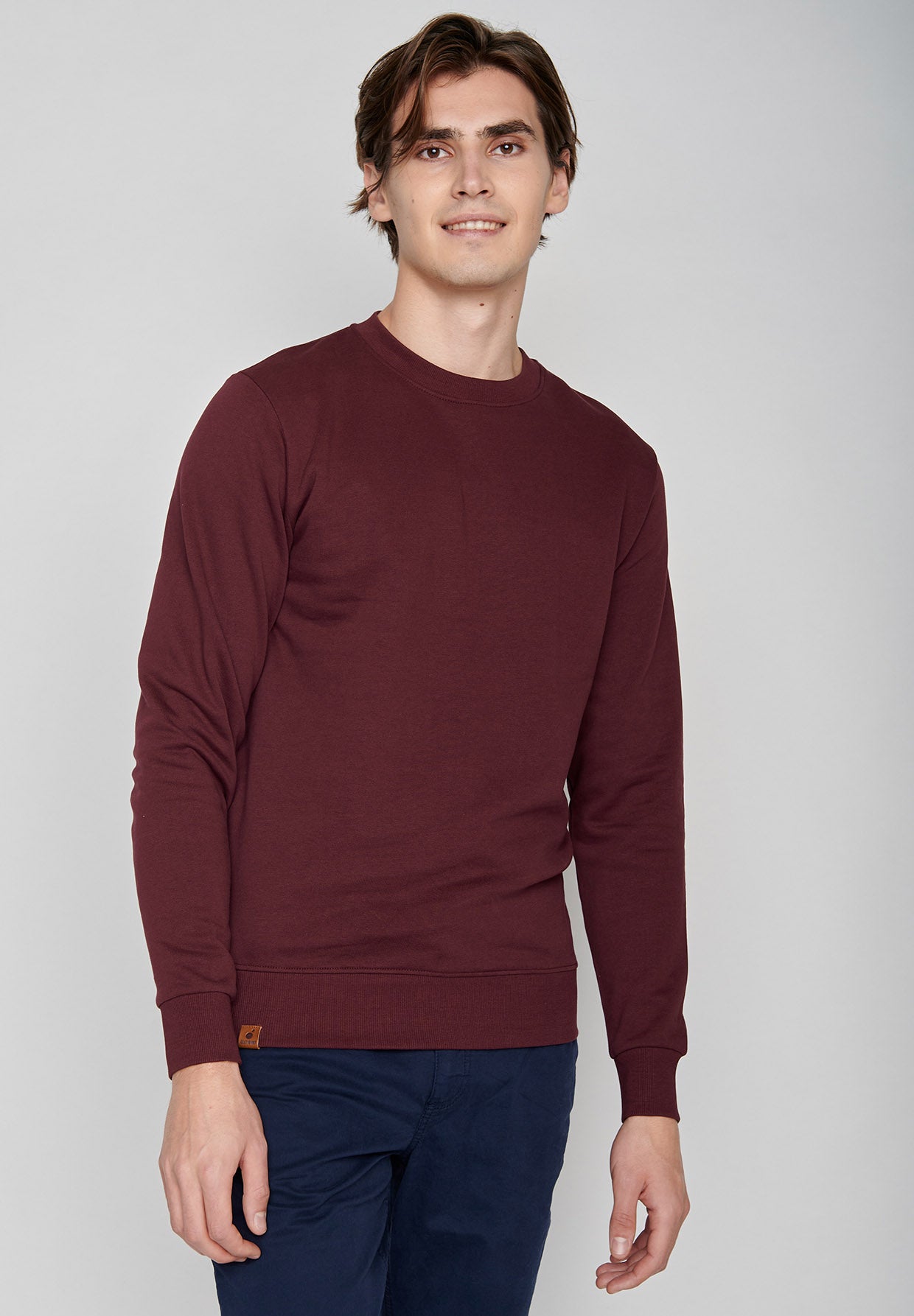 Velvet Rain: Gemütliches Sweatshirt aus Bio-Baumwolle für Herren [7144]
