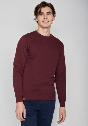 Velvet Rain: Gemütliches Sweatshirt aus Bio-Baumwolle für Herren [7144]