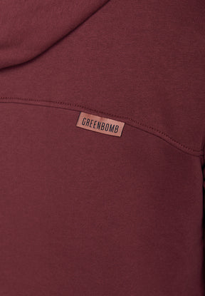 Velvet Rain: Lässiger Hoodie aus Bio-Baumwolle für Herren [7180]