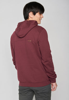 Velvet Rain: Lässiger Hoodie aus Bio-Baumwolle für Herren [7181]