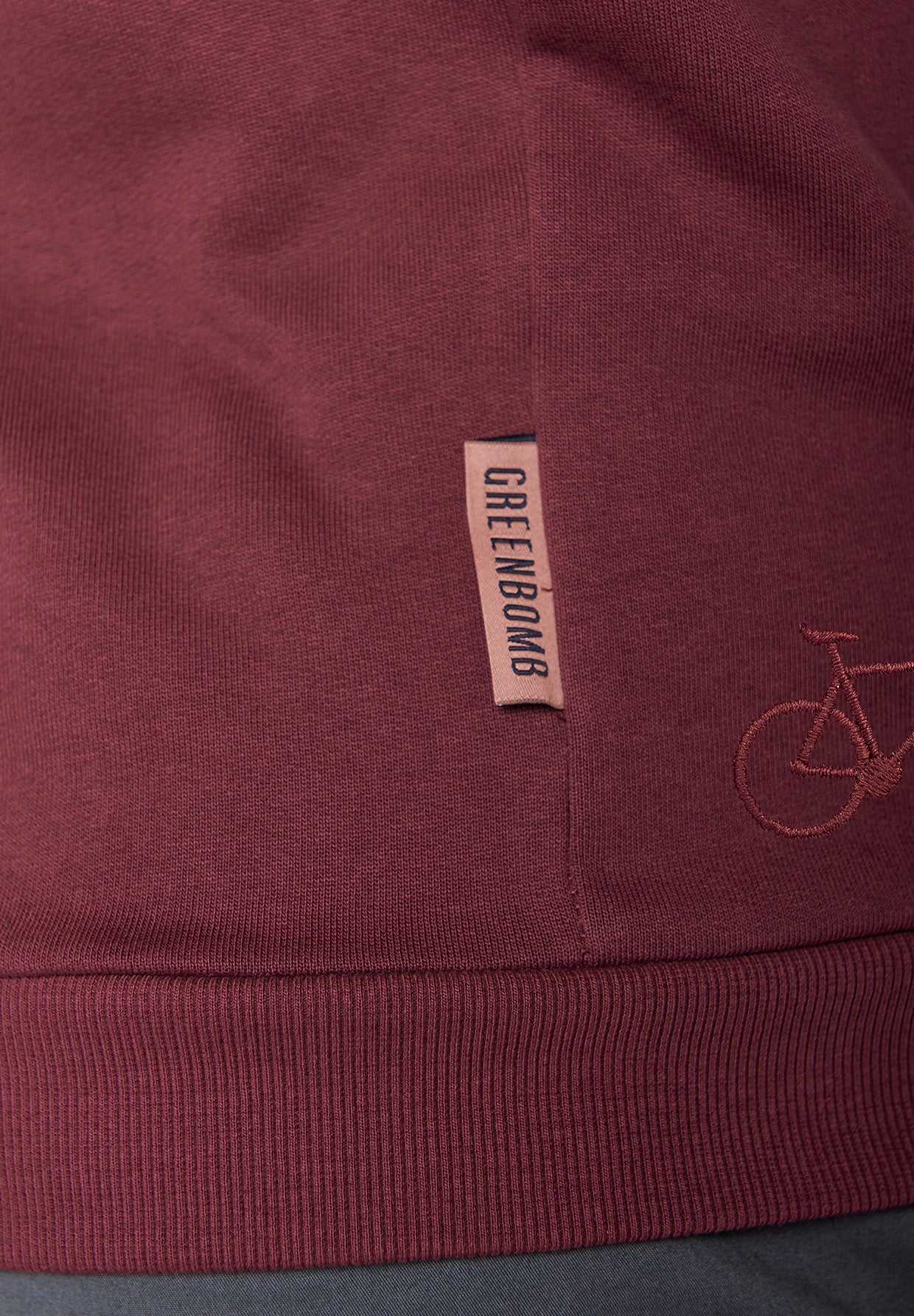 Velvet Rain: Lässiges Sweatshirt aus Bio-Baumwolle für Herren [7217]