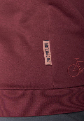 Velvet Rain: Lässiges Sweatshirt aus Bio-Baumwolle für Herren [7217]