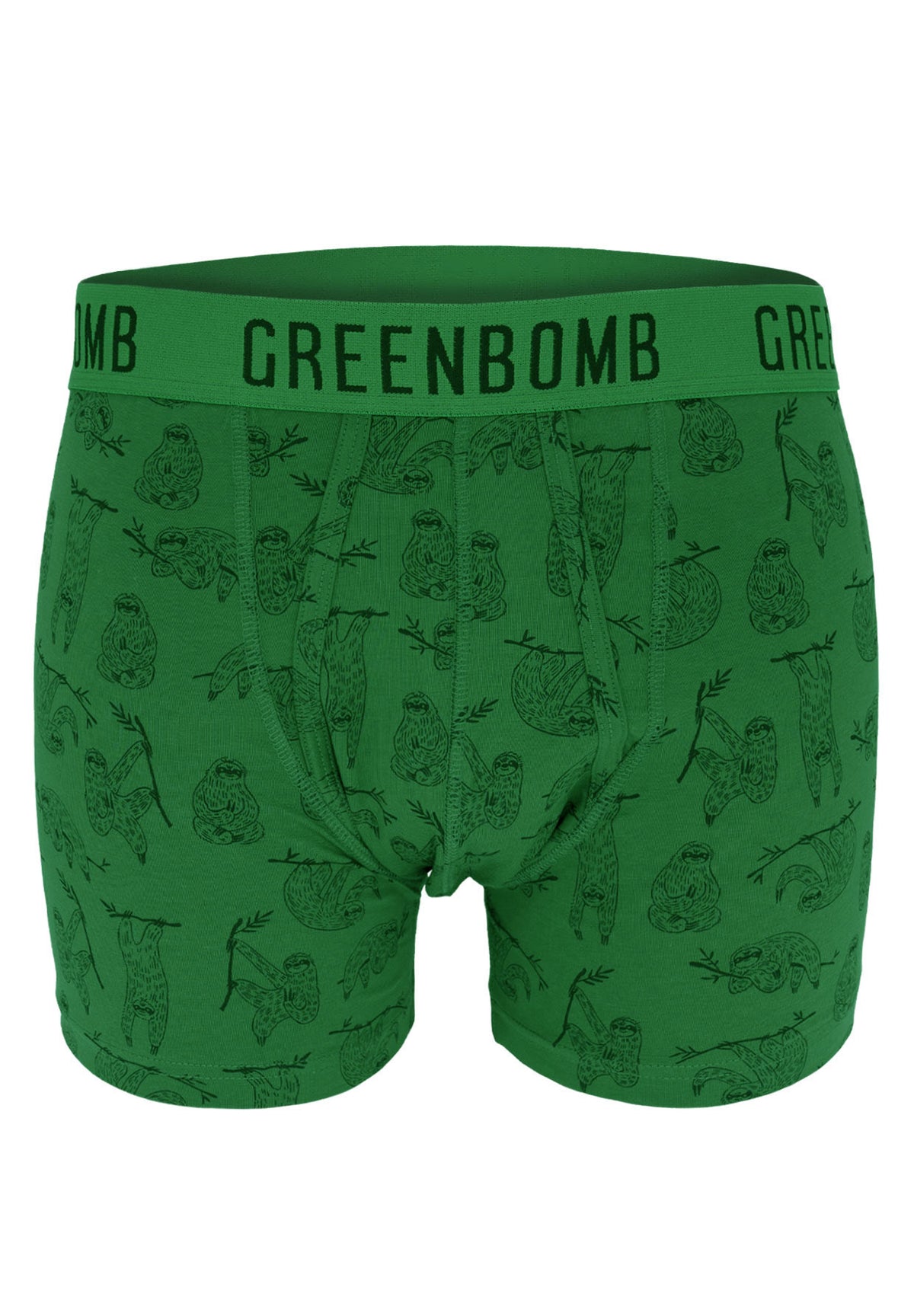 Green: Gemütliche Trunk aus Bio-Baumwoll Mix für Herren [7239]