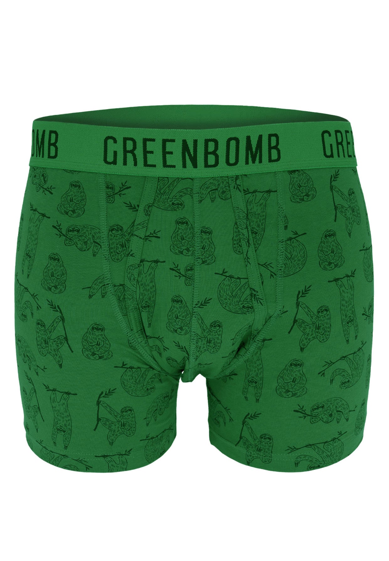 Green: Gemütliche Trunk aus Bio-Baumwoll Mix für Herren [7239]