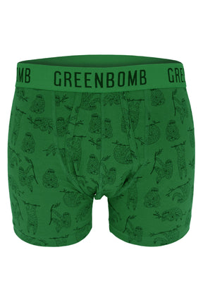 Green: Gemütliche Trunk aus Bio-Baumwoll Mix für Herren [7239]