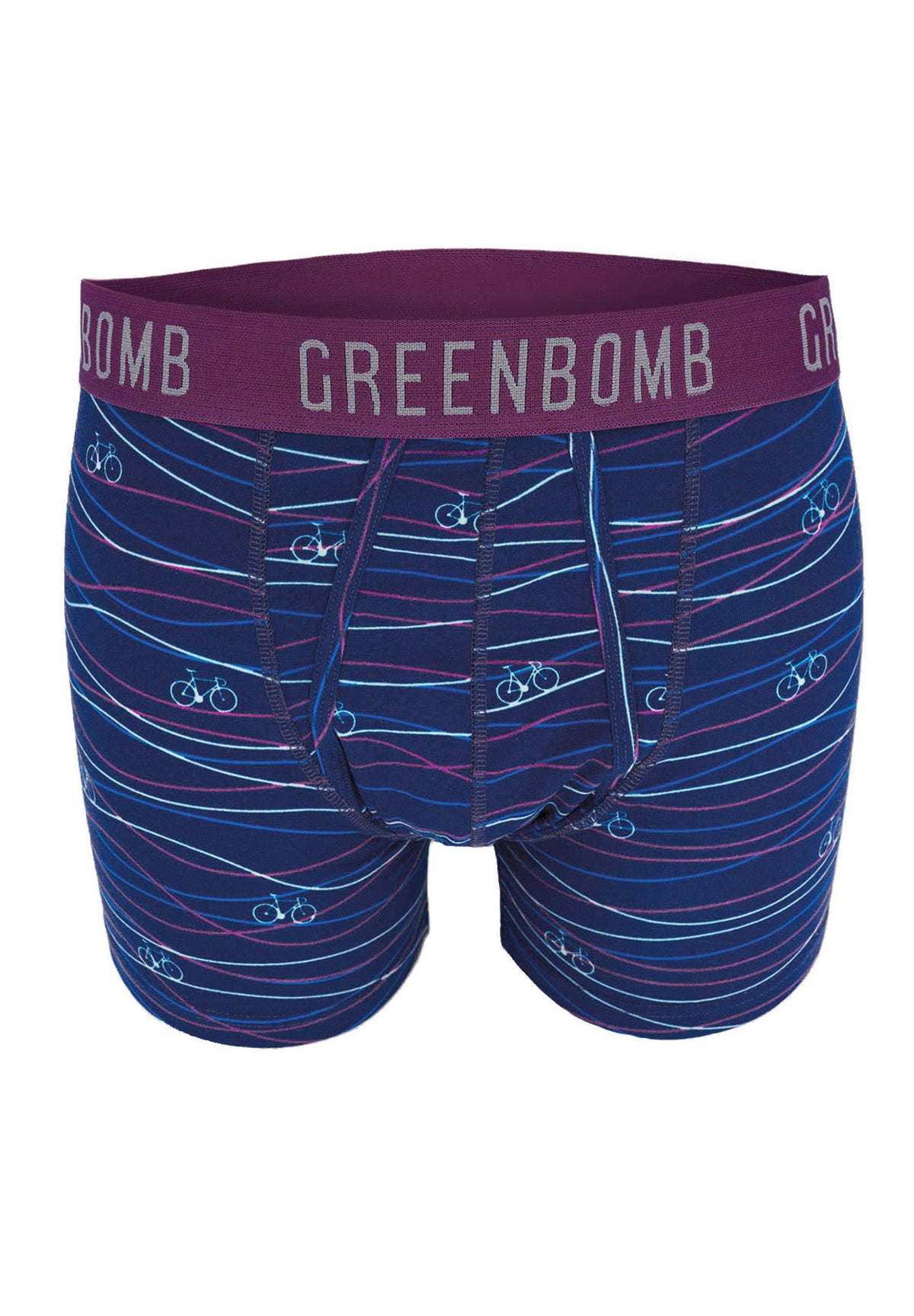 Navy: Gemütliche Trunk aus Bio-Baumwoll Mix für Herren [7249]