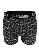 Black: Gemütliche Trunk aus Bio-Baumwoll Mix für Herren [7251]