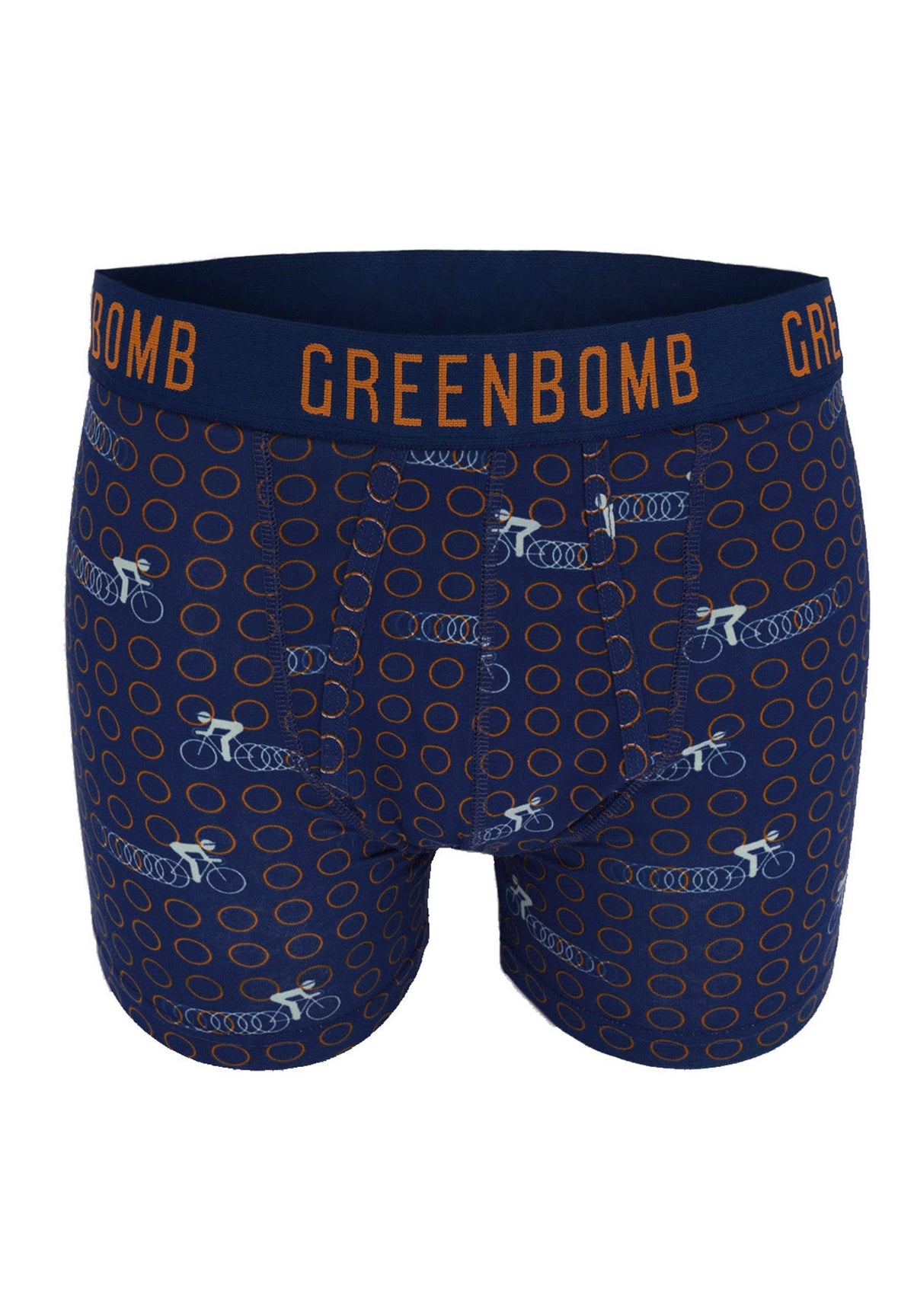 Navy: Gemütliche Trunk aus Bio-Baumwoll Mix für Herren [7253]