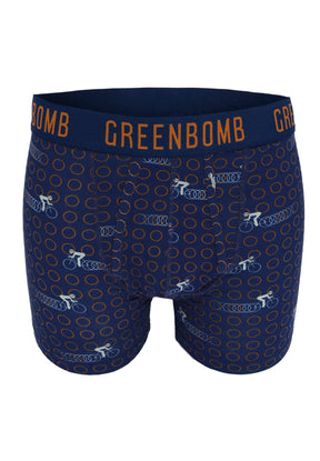 Navy: Gemütliche Trunk aus Bio-Baumwoll Mix für Herren [7253]