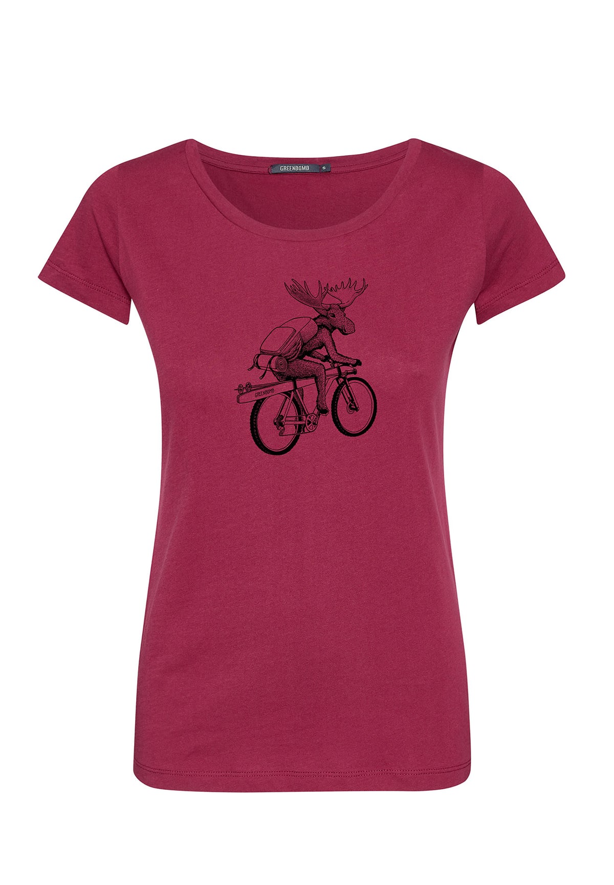 Berry Blossom: Sportliches T-Shirt aus Bio-Baumwolle für Damen [7392]