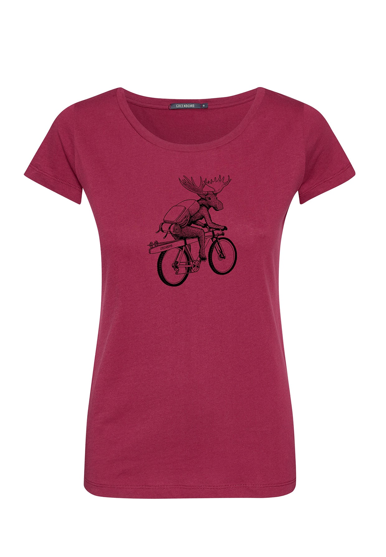 Berry Blossom: Lässiges T-Shirt aus Bio-Baumwolle für Damen [7392]