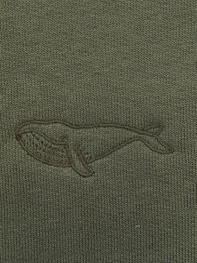 Dirty Olive: Lässiger Half-Zip aus Bio-Baumwolle für Herren [7404]