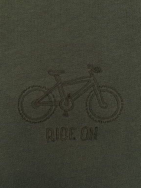 Dirty Olive: Lässiger Hoodie aus Bio-Baumwolle für Damen [7525]