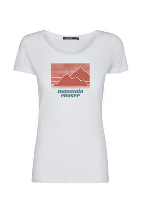 White: Sportliches T-Shirt aus Bio-Baumwolle für Damen [7768]