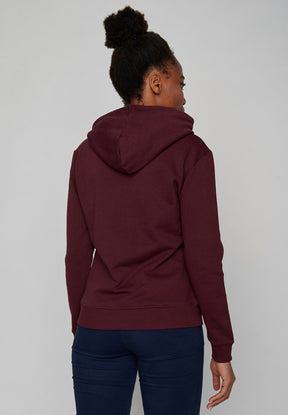 Velvet Rain: Gemütlicher Hoodie aus Bio-Baumwolle für Damen [7816]