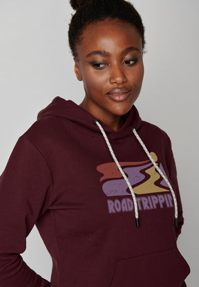Velvet Rain: Gemütlicher Hoodie aus Bio-Baumwolle für Damen [7817]