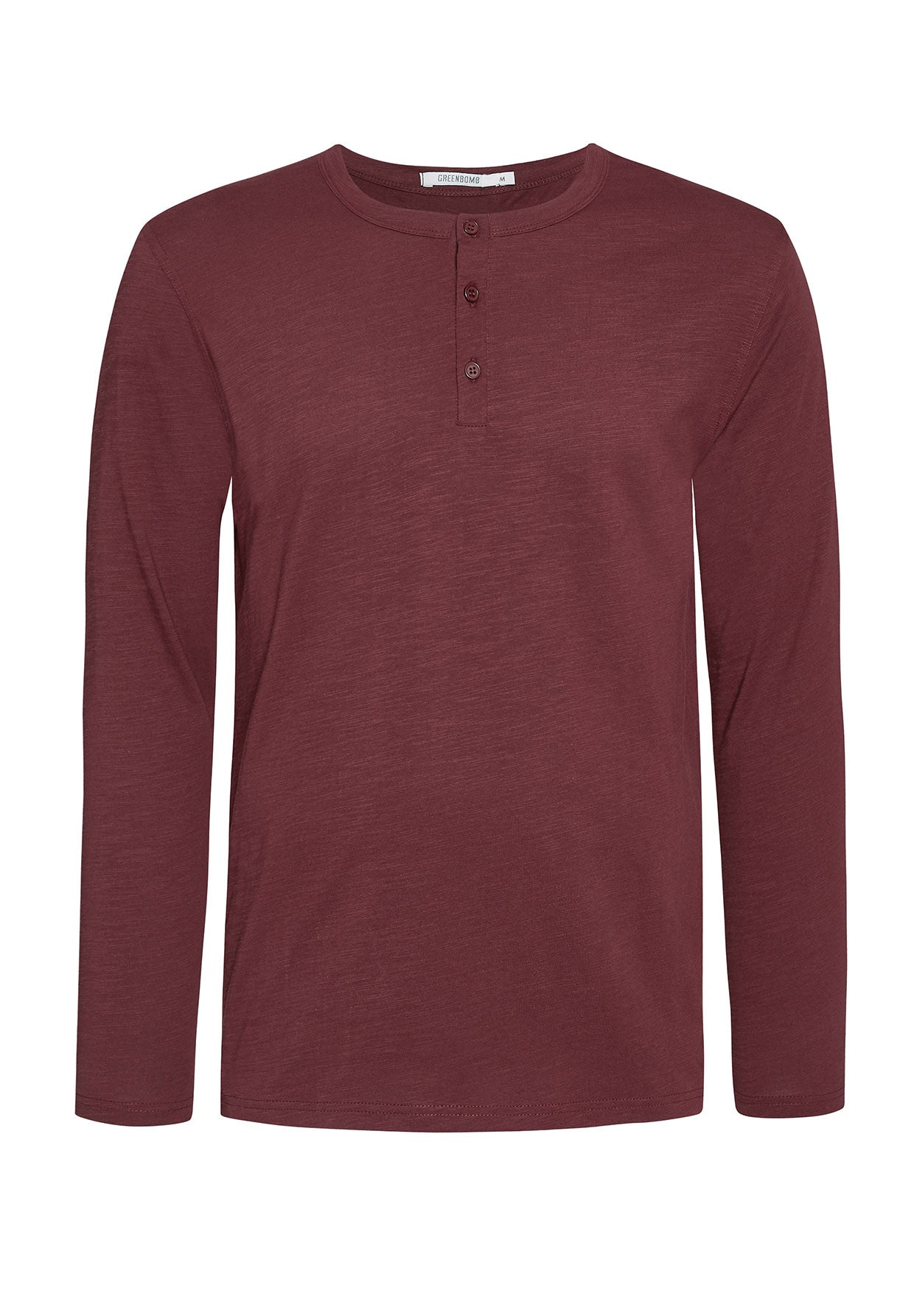 Velvet Rain: Elegantes Longsleeve aus Bio-Baumwolle für Herren [7874]