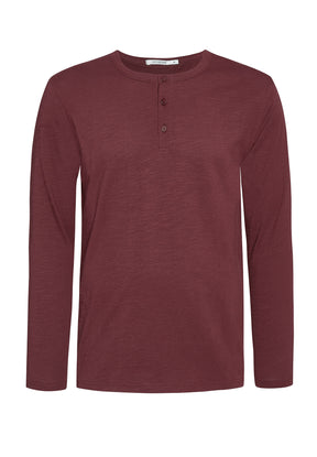 Velvet Rain: Elegantes Longsleeve aus Bio-Baumwolle für Herren [7874]
