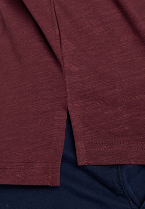 Velvet Rain: Elegantes Longsleeve aus Bio-Baumwolle für Herren [7878]