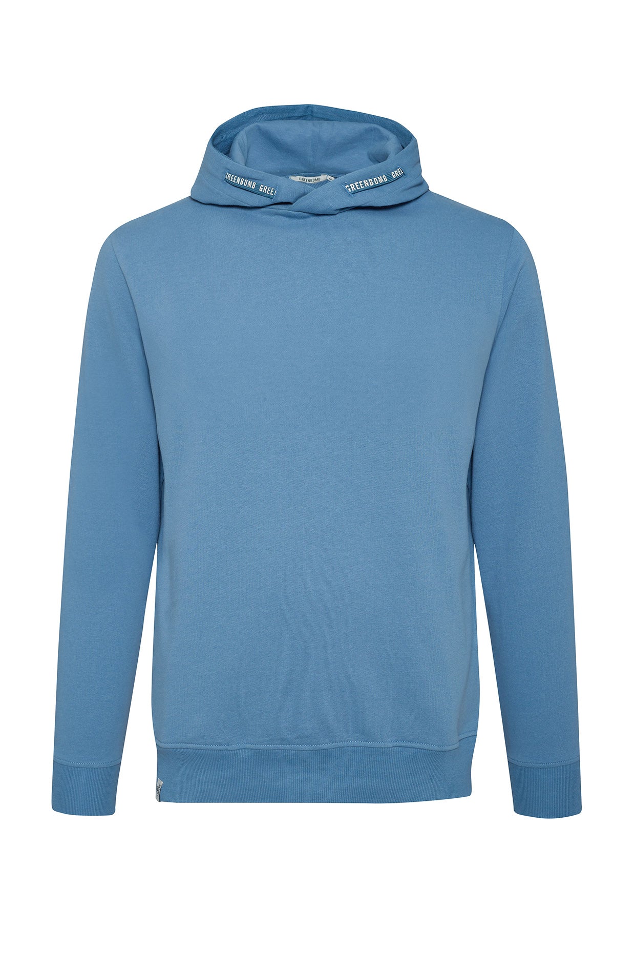 Blauer Kuschliger Hoodie aus Bio-Baumwolle für Herren (5)