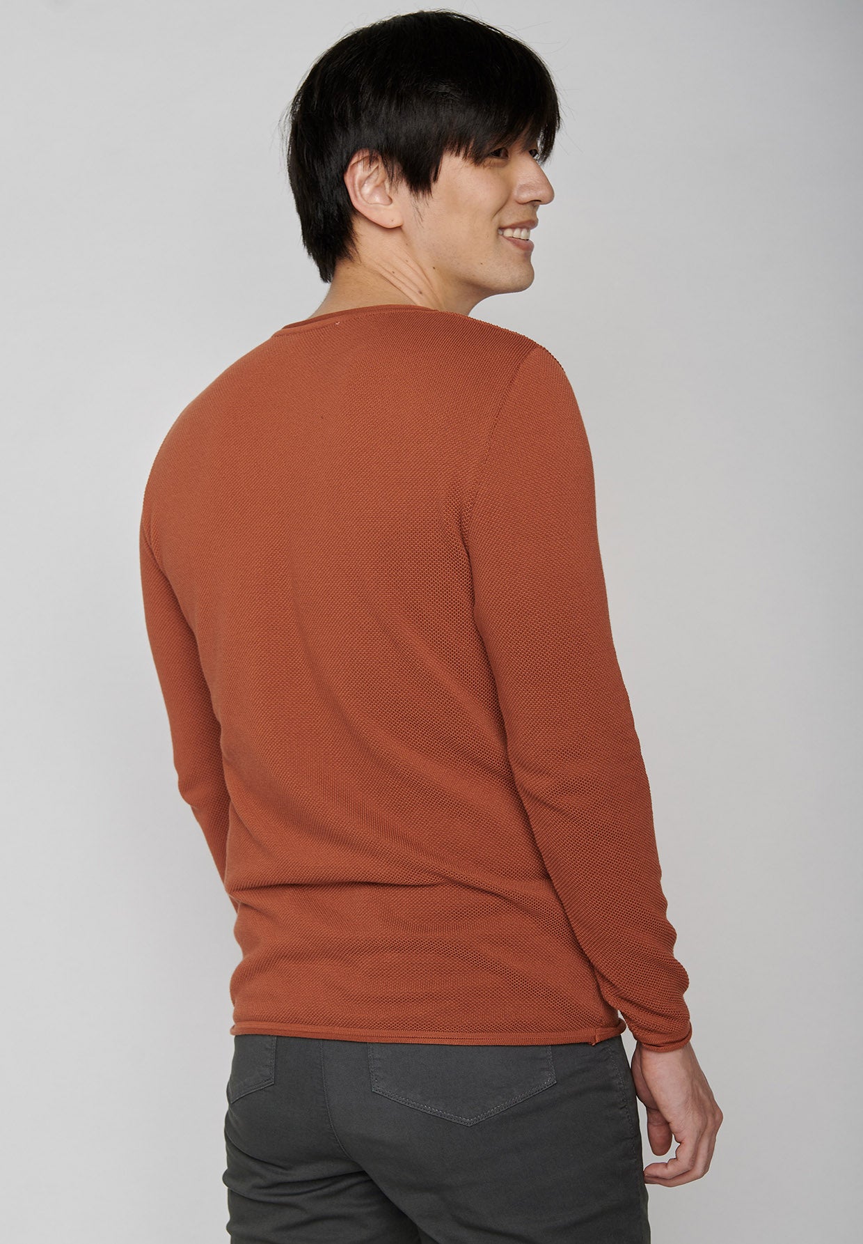Orang:  Elegantes Sweatshirt aus Bio-Baumwolle für Herren [7962]