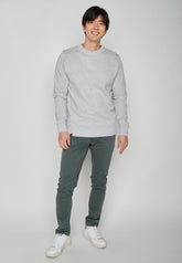 Heather Grey: Gemütliches Sweatshirt aus Bio-Baumwolle für Herren [79]