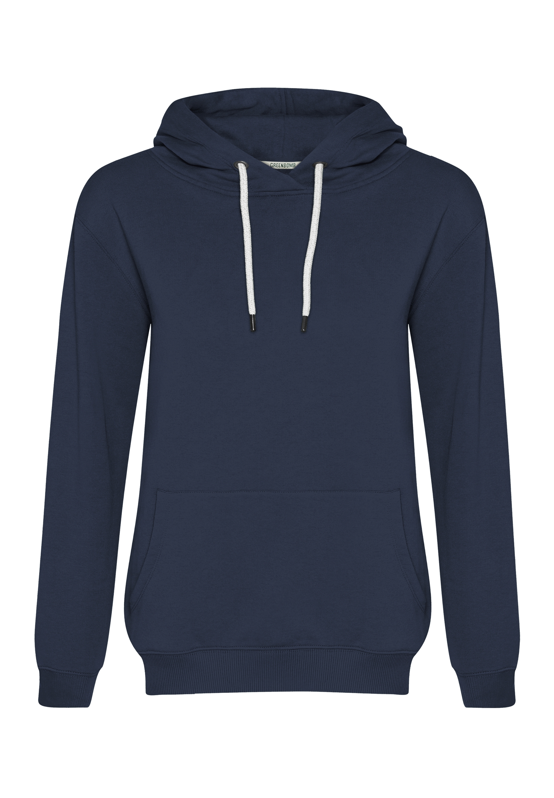 Blauer Gemütlicher Hoodie aus Bio-Baumwolle für Damen (1)