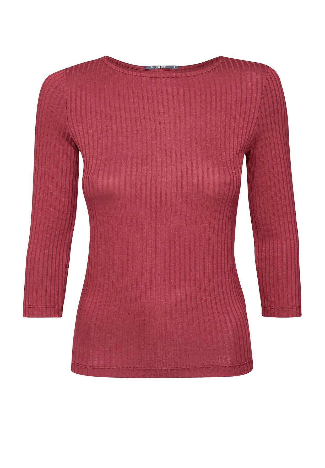 Berry Blossom: Sportliches Longsleeve aus LENZING™ TENCEL™ Mix für Damen [8148]