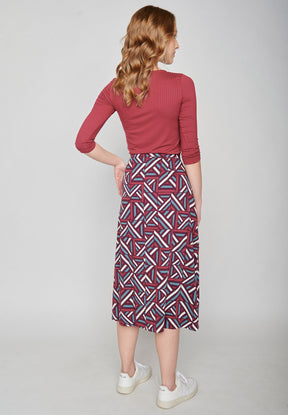 Berry Blossom: Sportliches Longsleeve aus LENZING™ TENCEL™ Mix für Damen [8152]