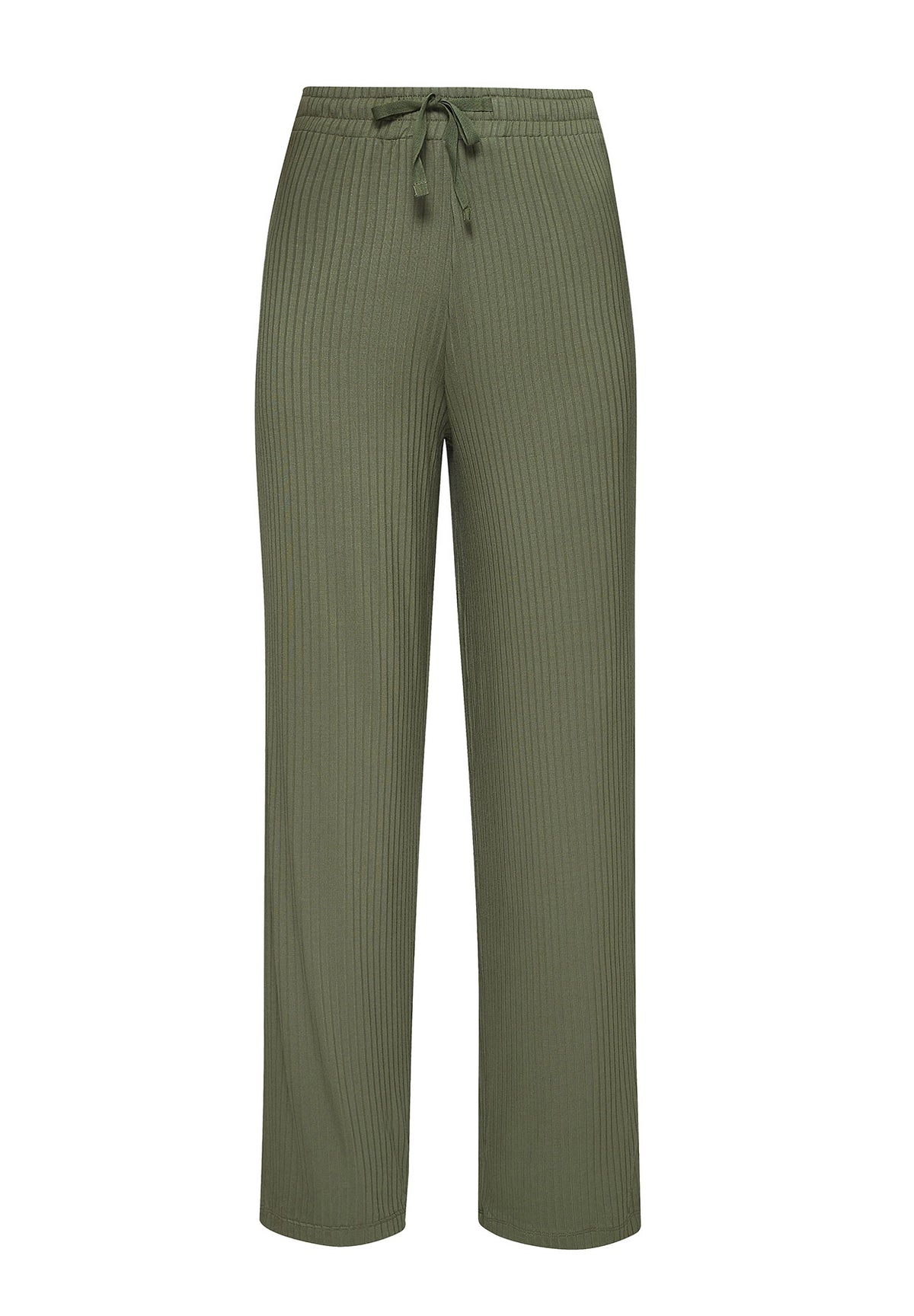 Dirty Olive: Lässige Hose aus LENZING™ ECOVERO™ für Damen [8184]