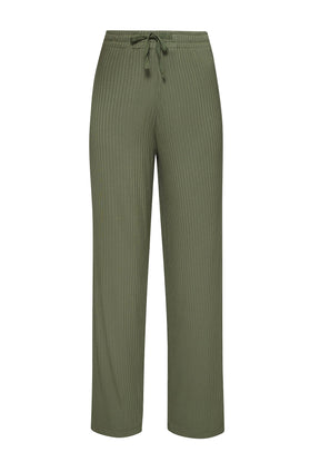 Dirty Olive: Elegante Hose aus LENZING™ Tencel™ für Damen [8184]