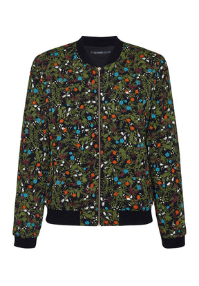 Flower Ground: Moderne Bluse aus Viskose (LENZING™ ECOVERO™) für Damen [8256]