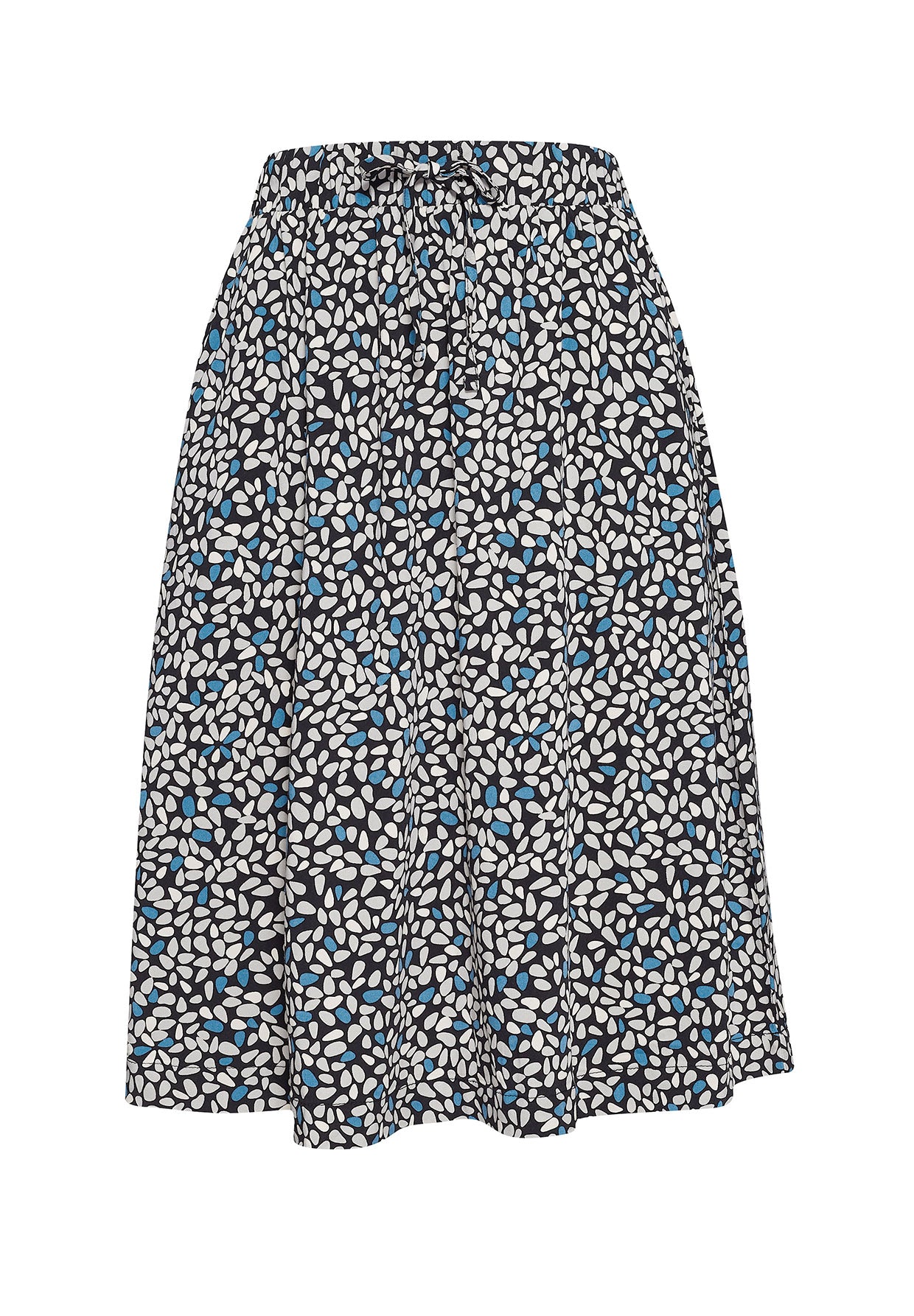 Blooming Pond: Eleganter Rock aus LENZING™ TENCEL™ für Damen [8279]