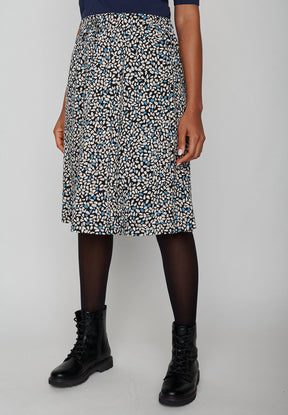 Blooming Pond: Eleganter Rock aus LENZING™ TENCEL™ für Damen [8281]