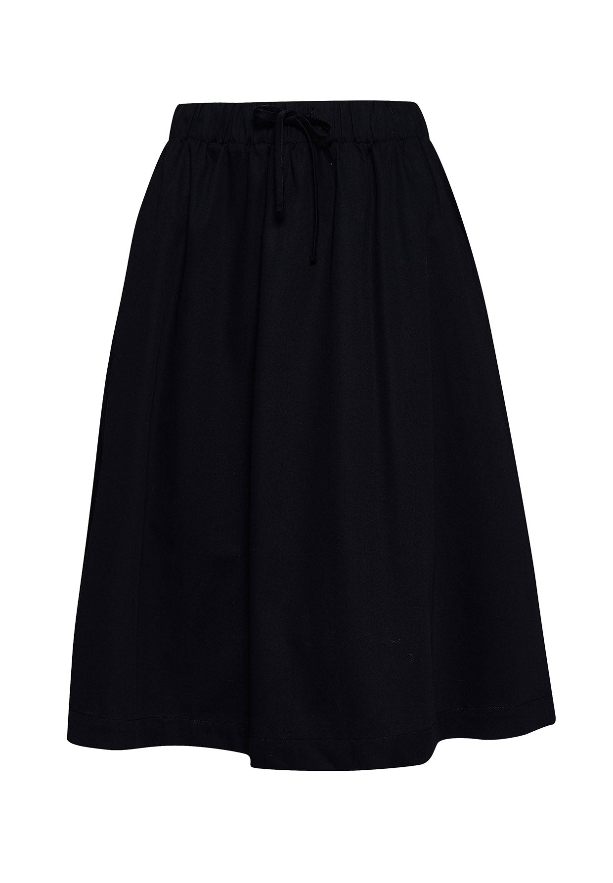 Black: Eleganter Rock aus LENZING™ TENCEL™ für Damen [8289]