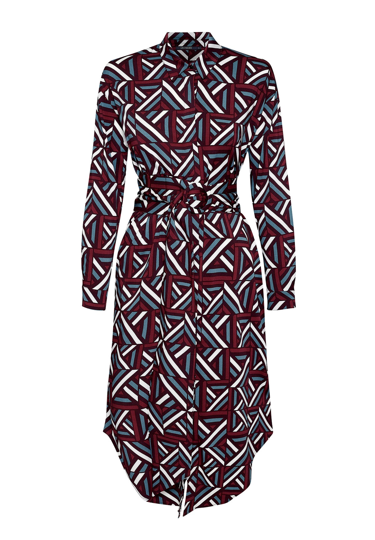 Velvet Maze: Elegantes Kleid aus LENZING™ ECOVERO™ Mix für Damen [8315]