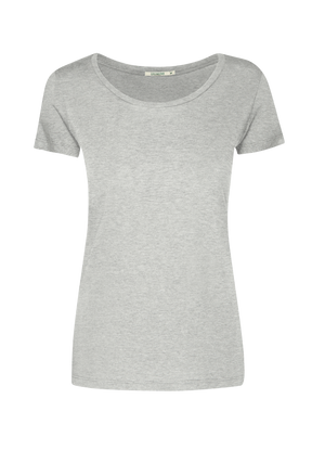 Grau:  Lässiges T-Shirt aus Bio-Baumwolle für Damen [8445]