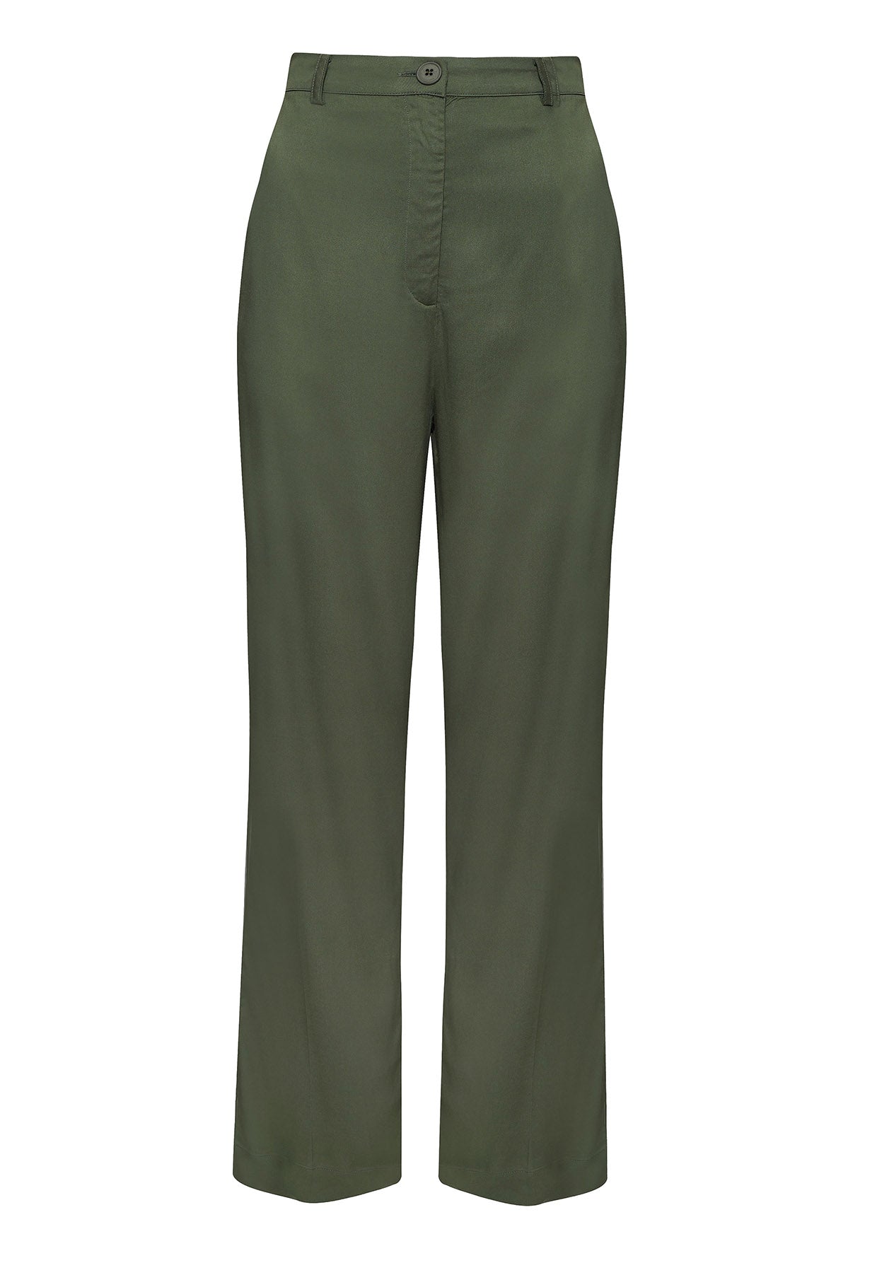 Dirty Olive: Lässige Hose in Retro-Chic für Damen [8446]