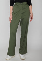 Dirty Olive: Lässige Hose in Retro-Chic für Damen [8450]