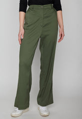 Dirty Olive: Lässige Hose in Retro-Chic für Damen [8450]